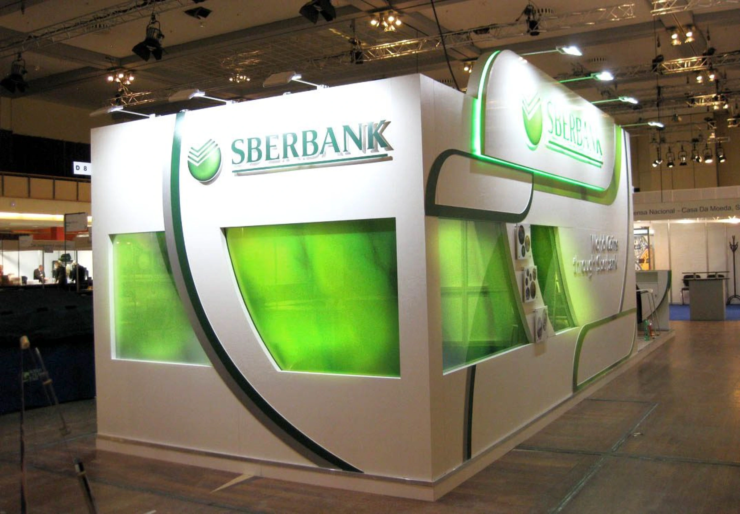 Stand for Sberbank of Russia