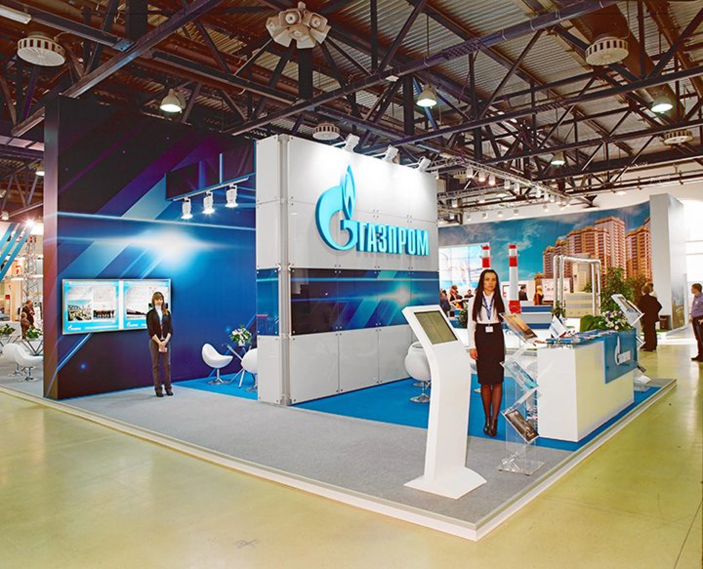Stand for Gazprom