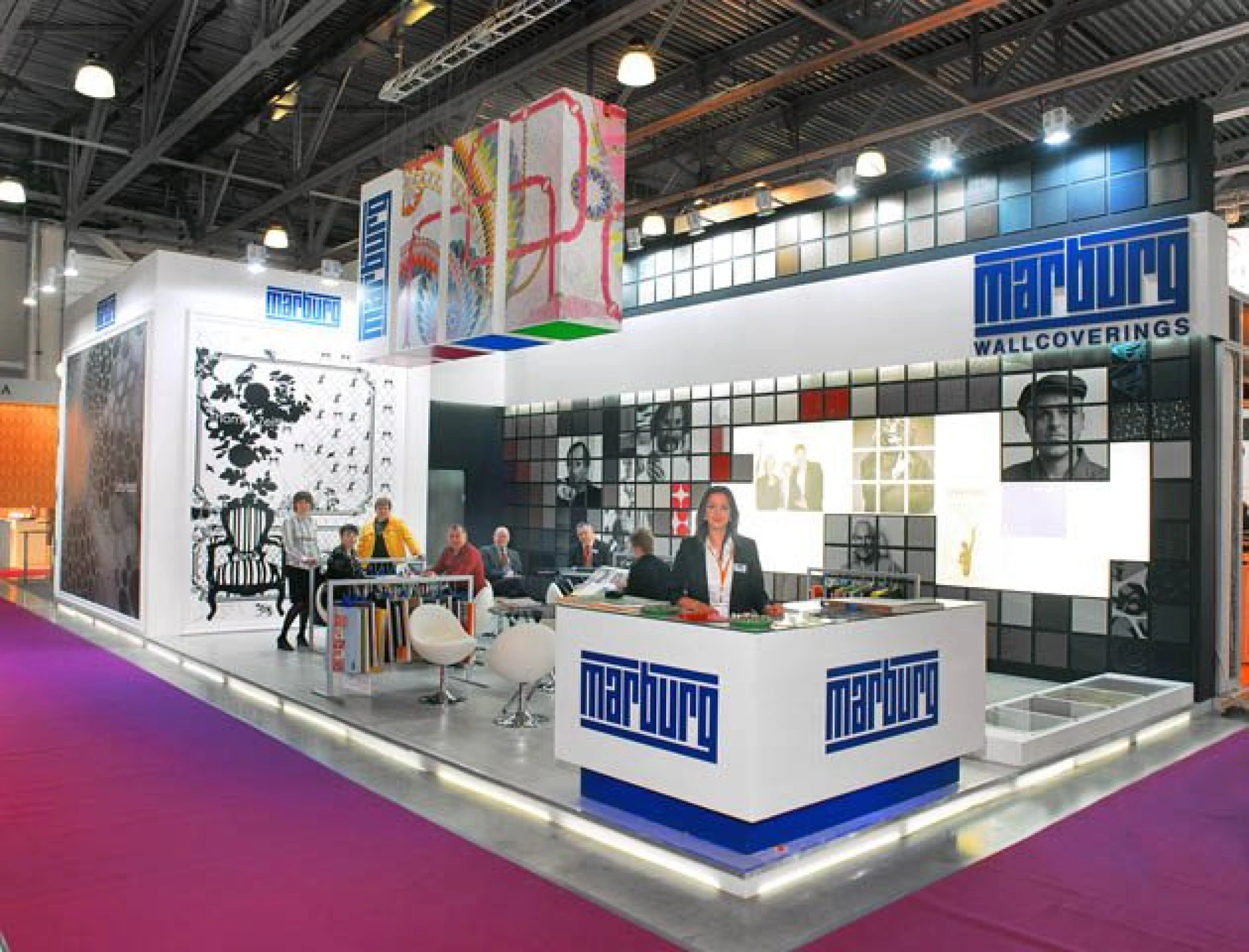 Stand for Marburg Company