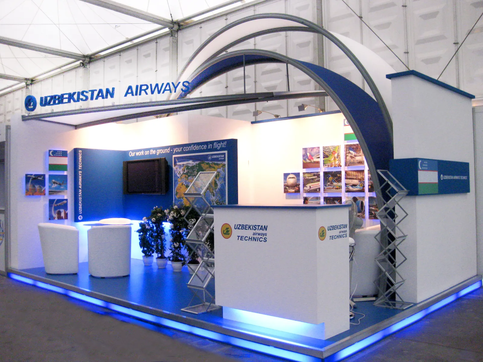 Стенд для Авиакомпании Uzbekistan Airways Technics