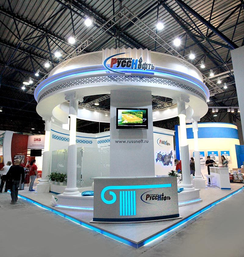 Stand for RUSSNEFT