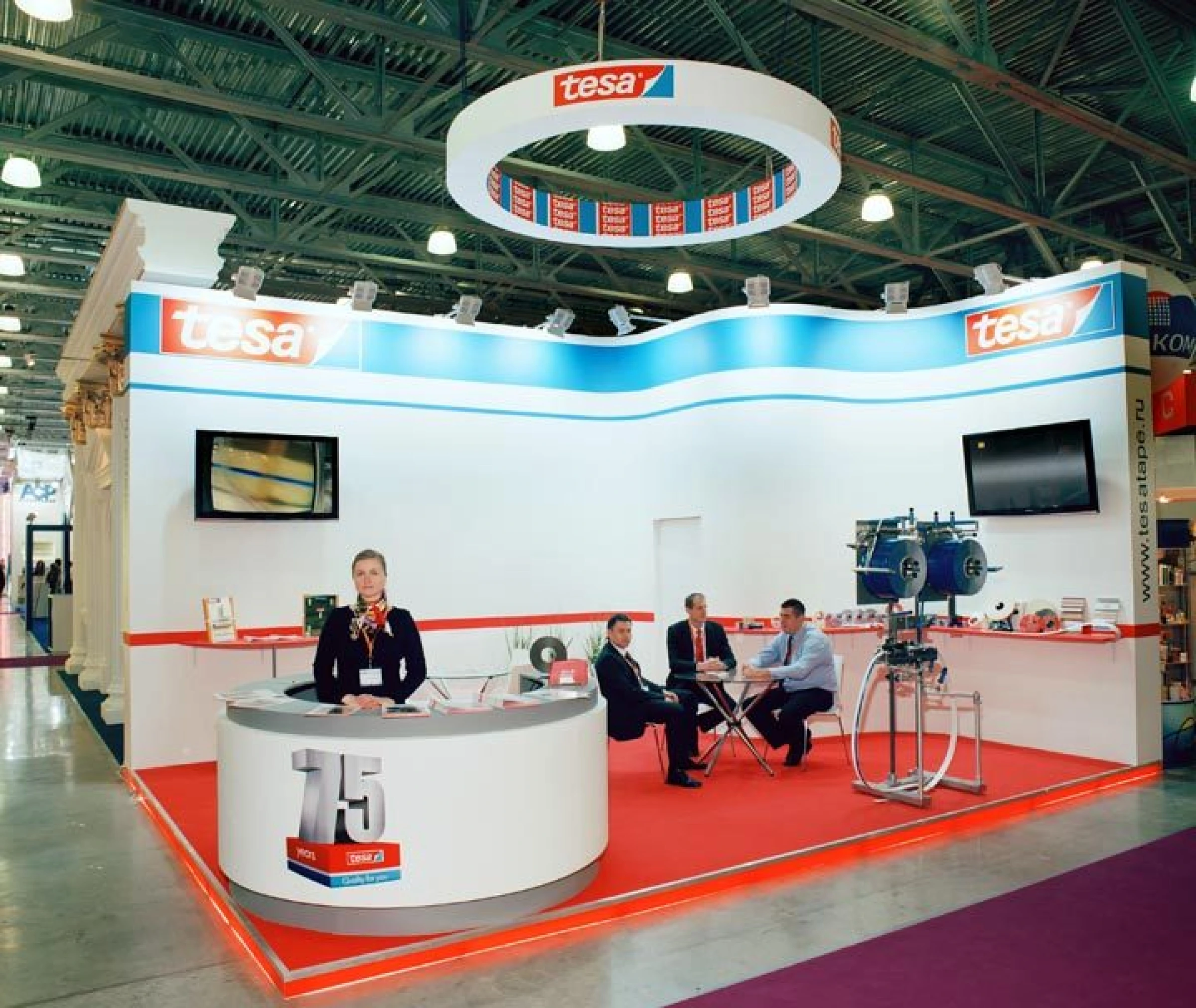 Stand for Tesa Company