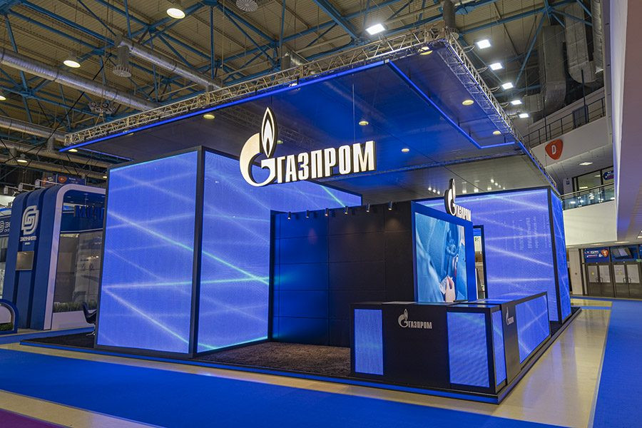 Stand for Gazprom