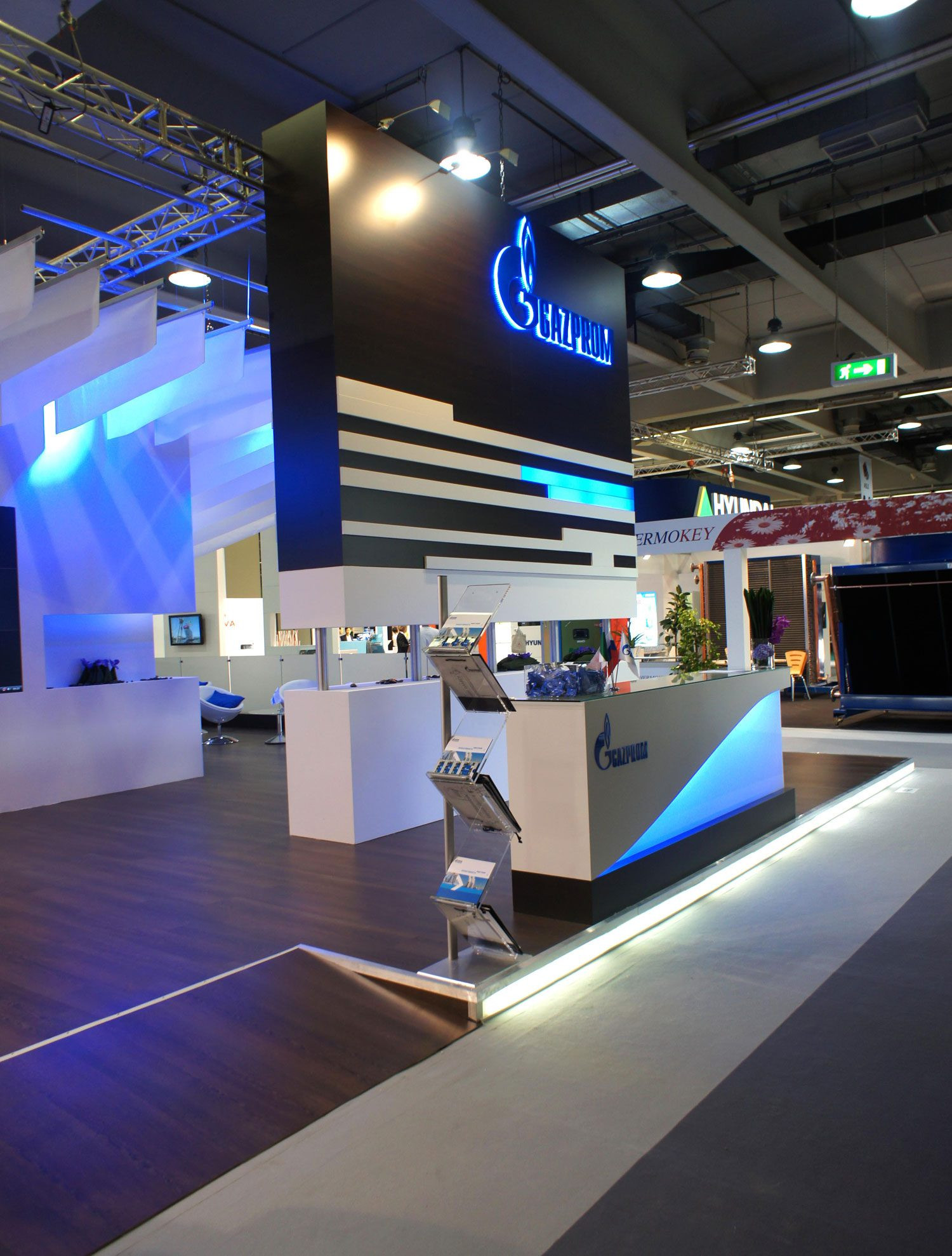 Stand for Gazprom