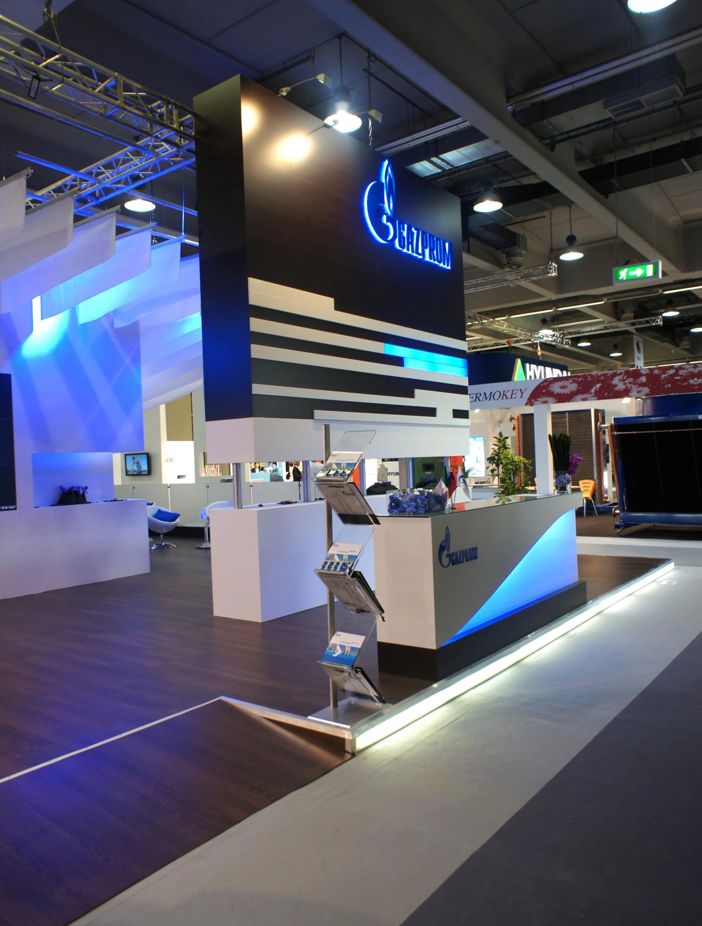 Stand for Gazprom