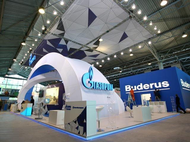 Stand for Gazprom
