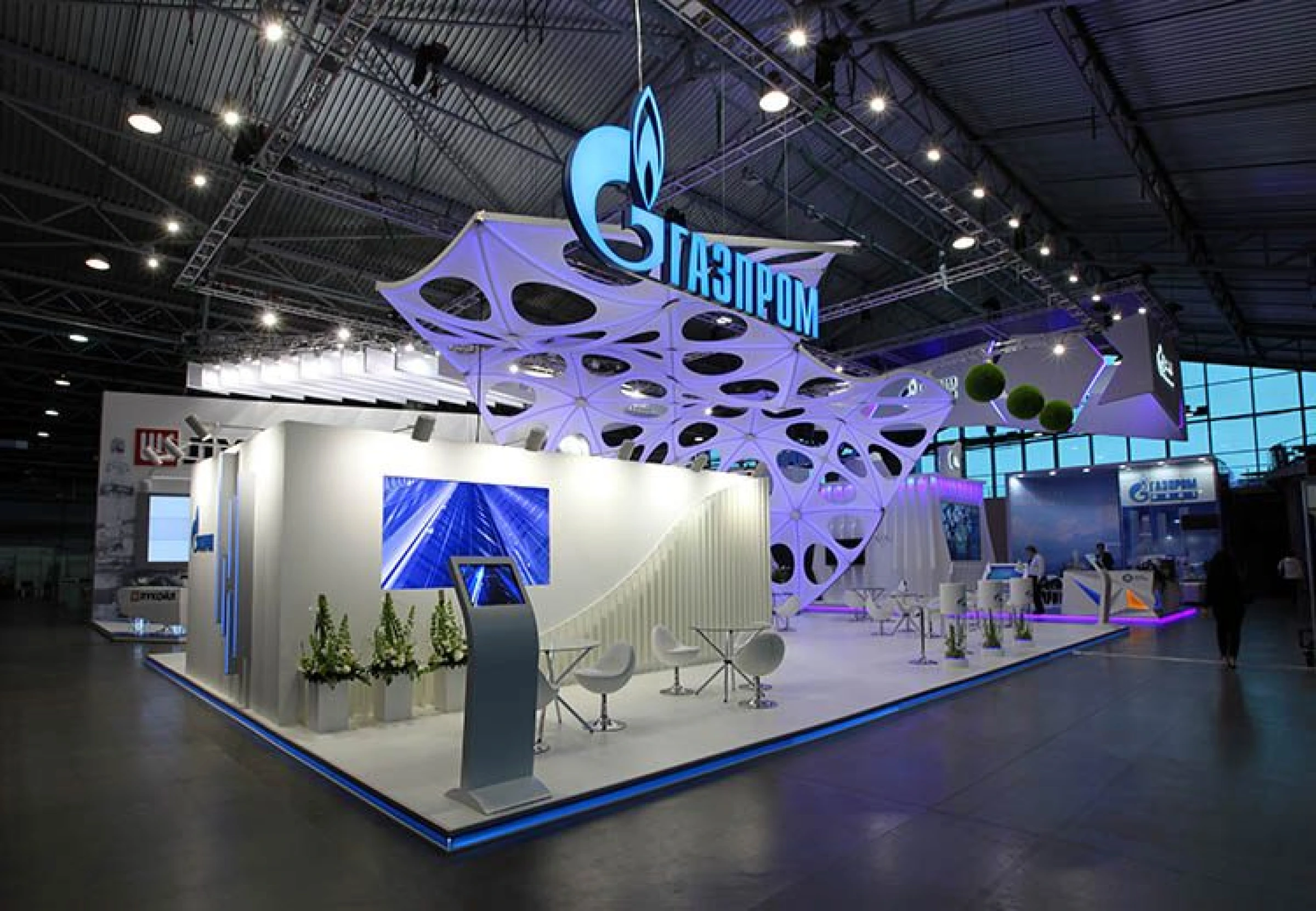 Stand for Gazprom