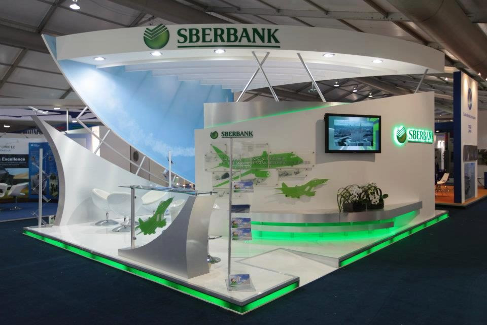 Stand for Sberbank
