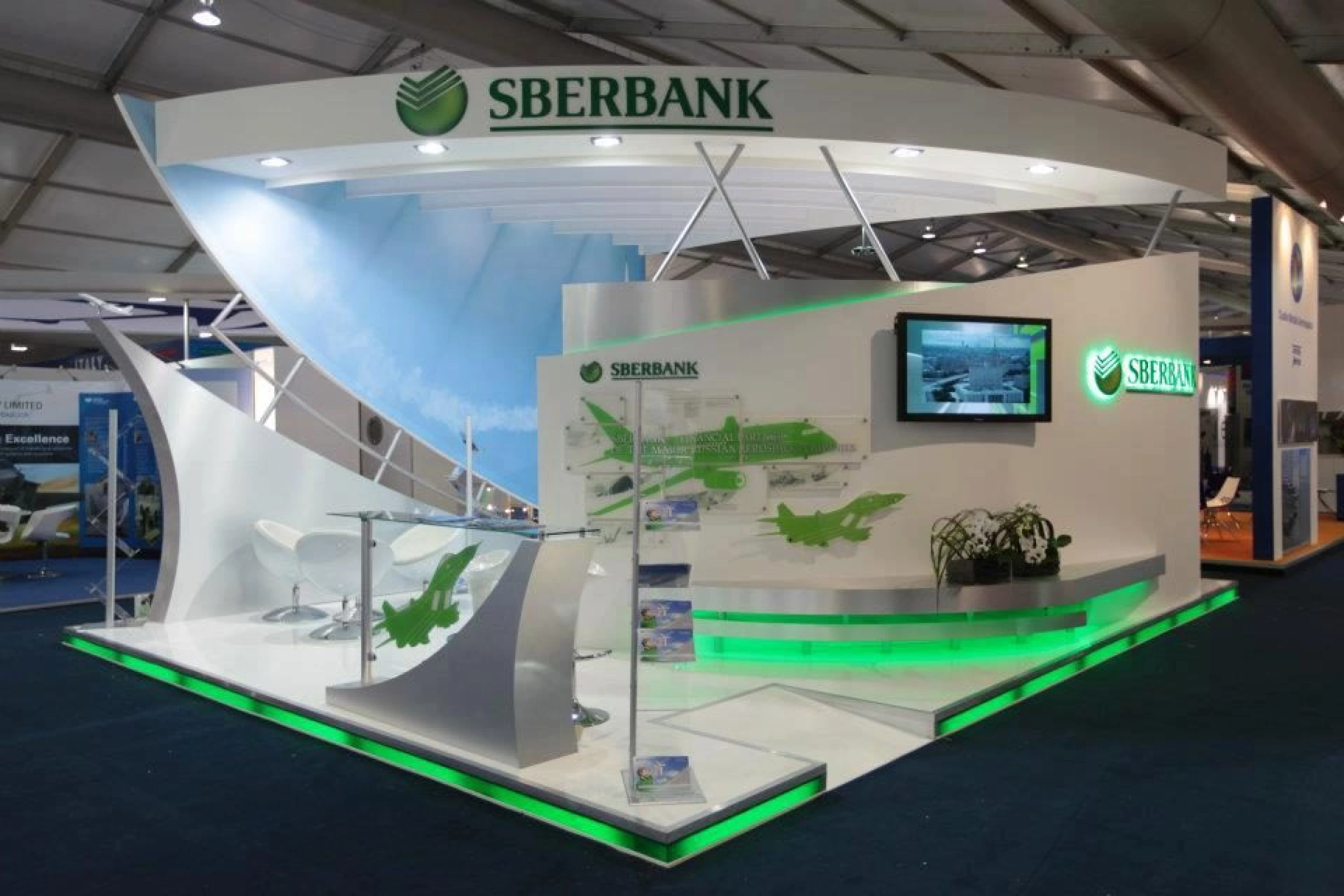 Stand for Sberbank