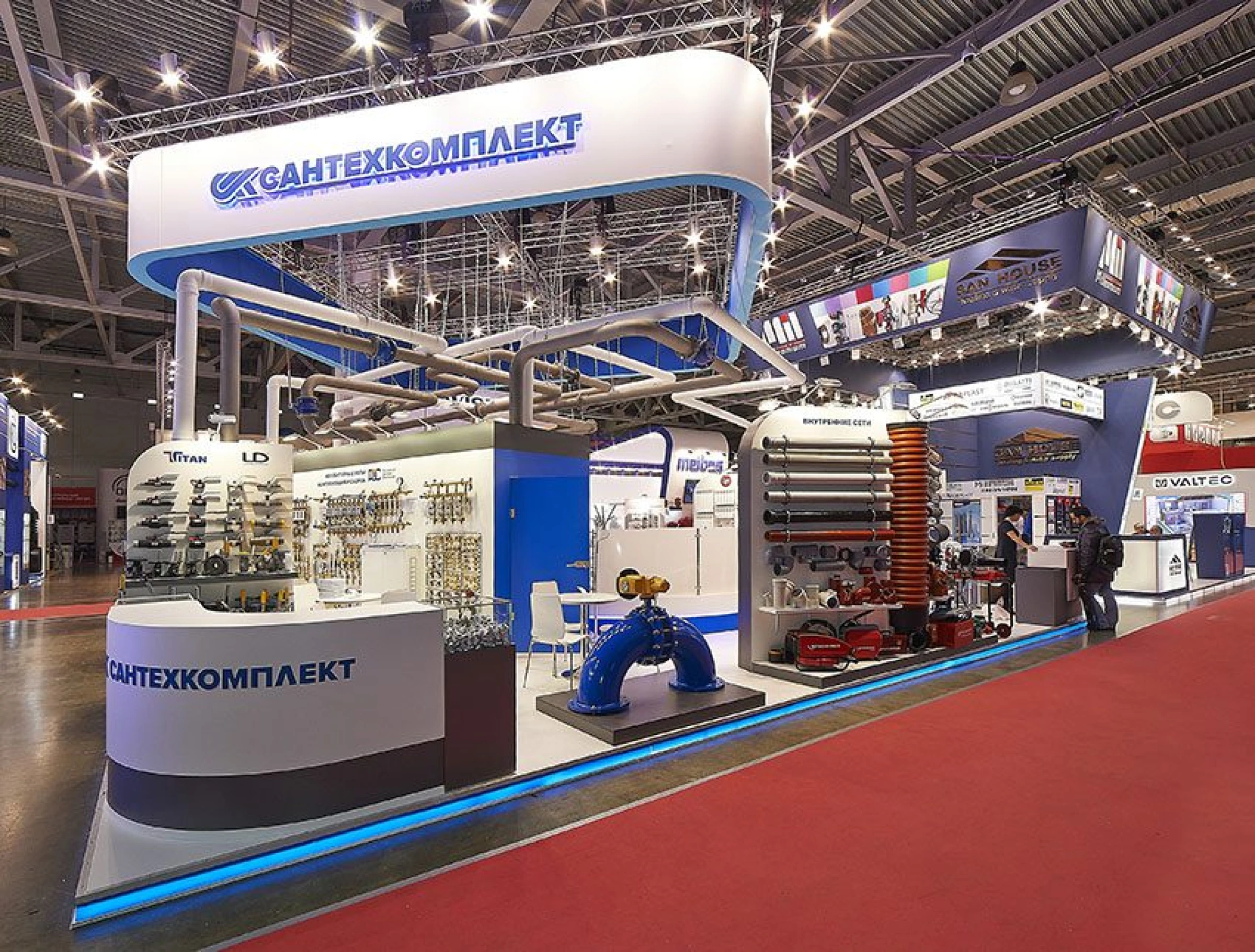 Stand for Santechcomplekt company