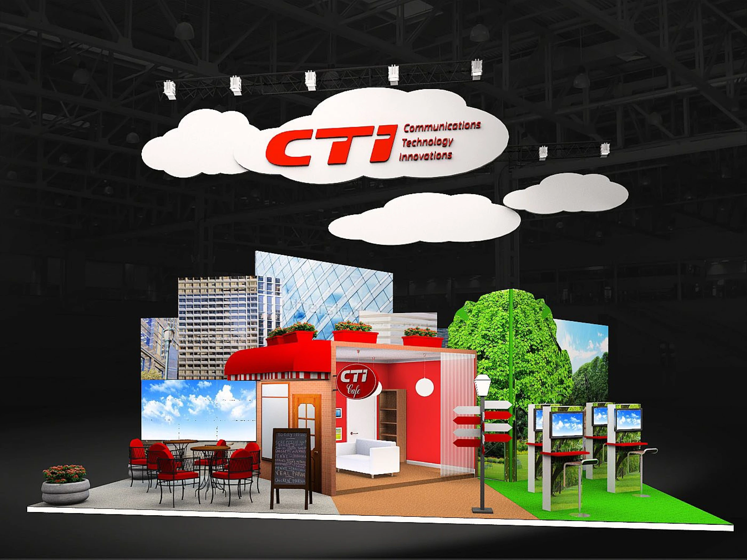 Stand for CTI Company