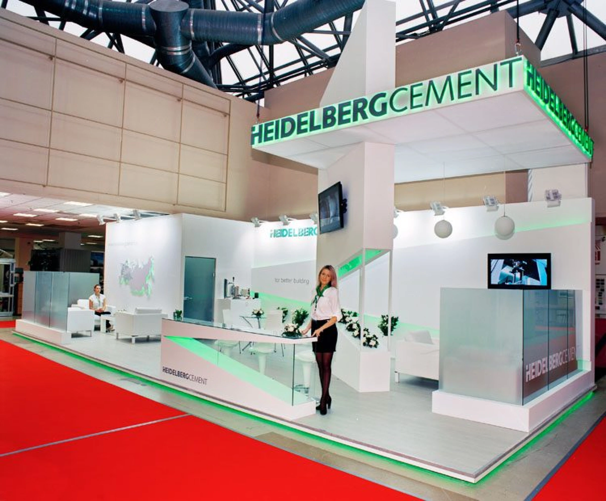 Stand for Heidelberg Cement