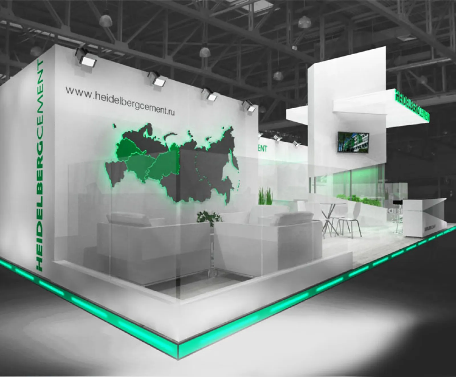 Стенд для компании Heidelberg Cement