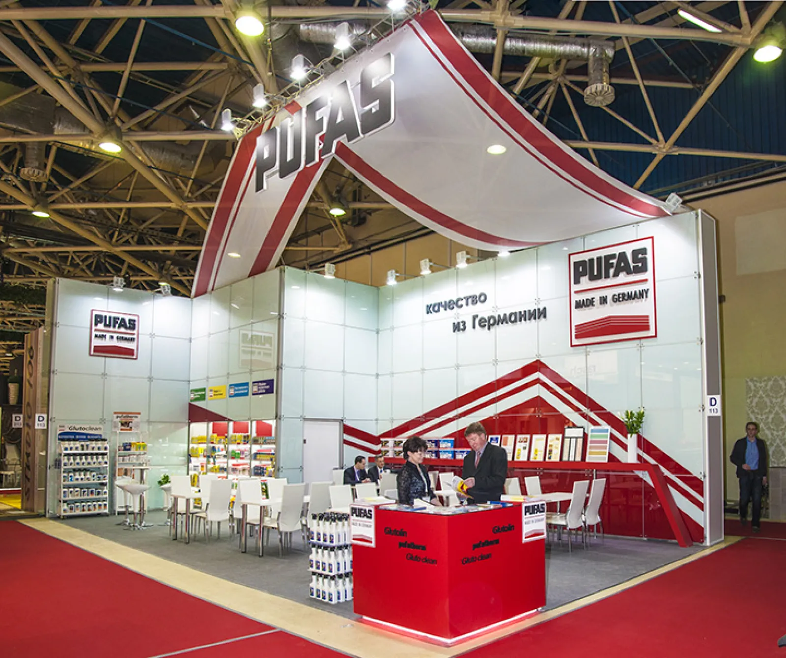 Стенд для компании Pufas на выставку Mosbuild 2013