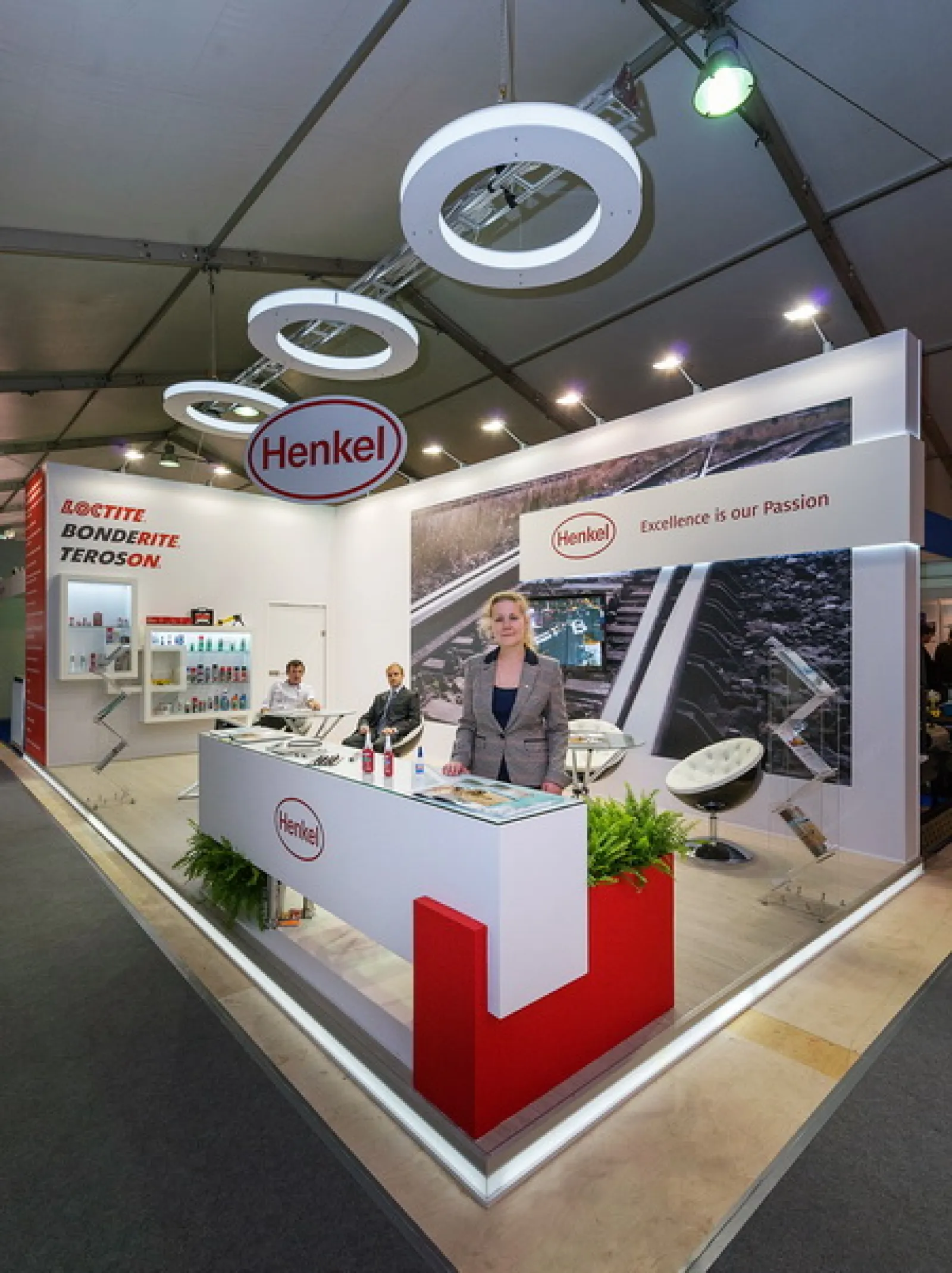 Stand for Henkel Company