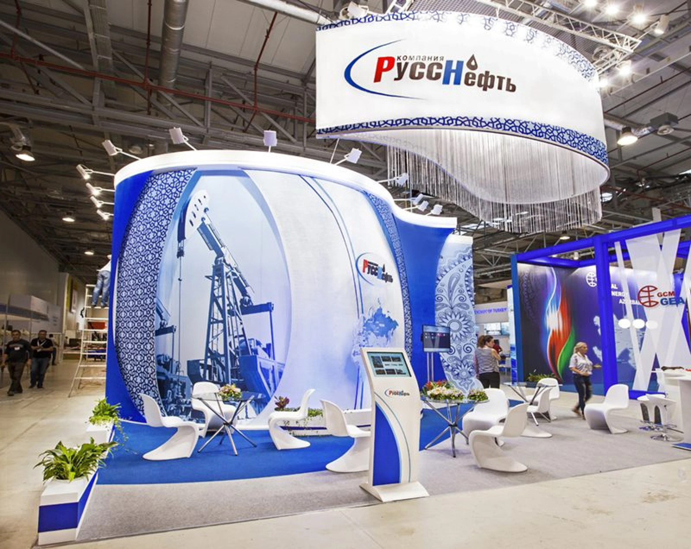 Stand for RussNeft Company