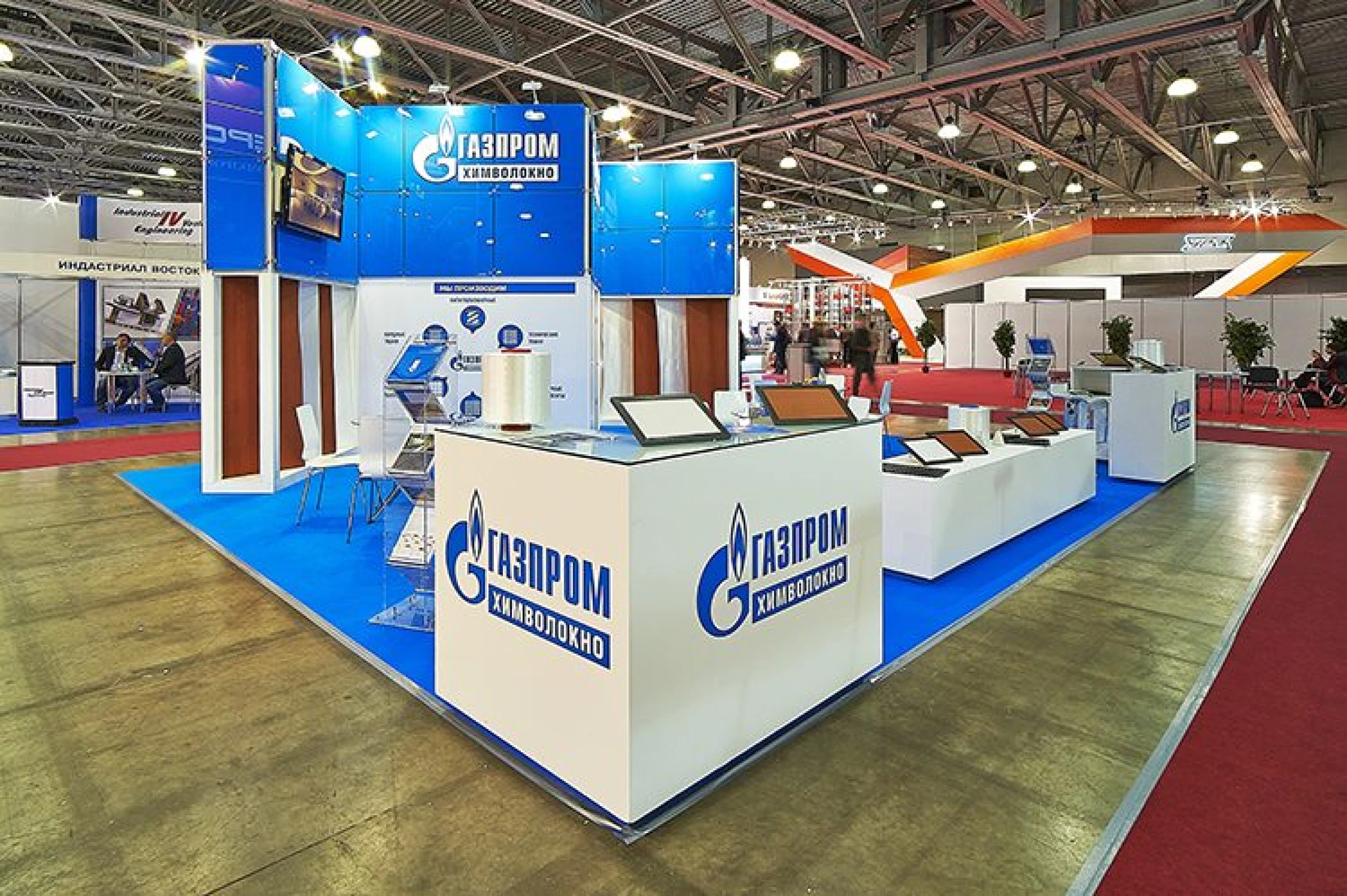 Stand for Gazprom Chimvolokno