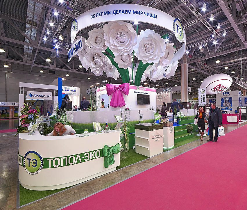 Stand for TopolEco company