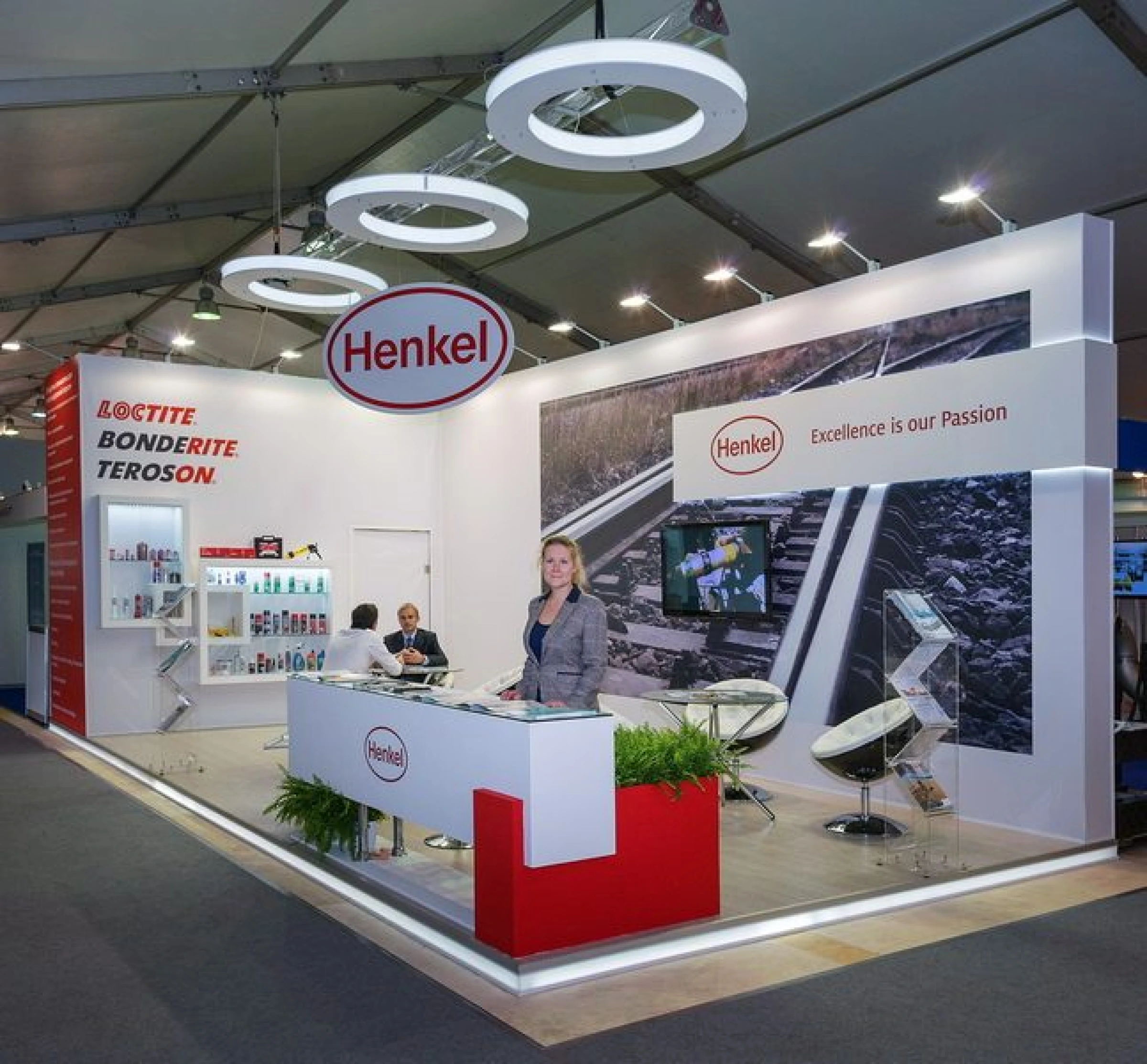 Stand for Henkel Company