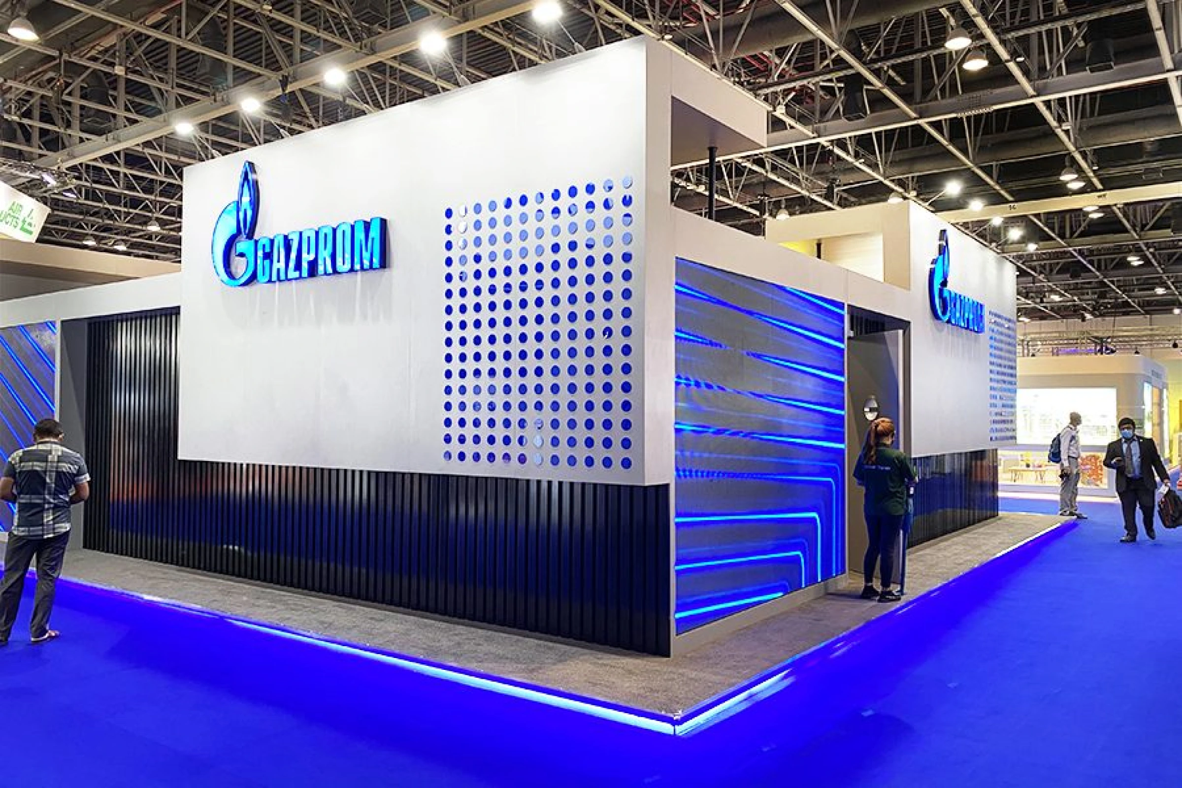 Stand for Gazprom