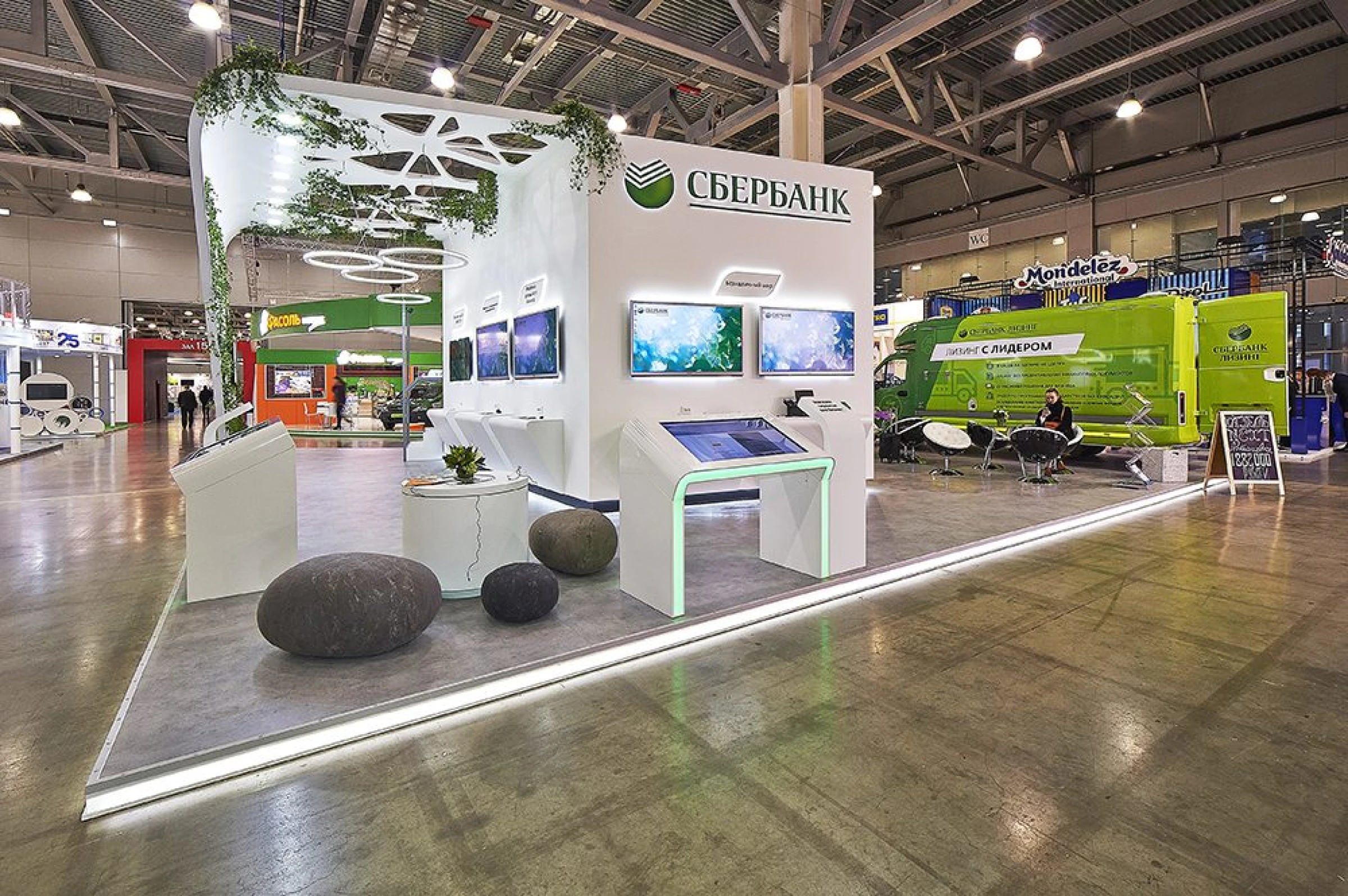 Stand for Sberbank of Russia