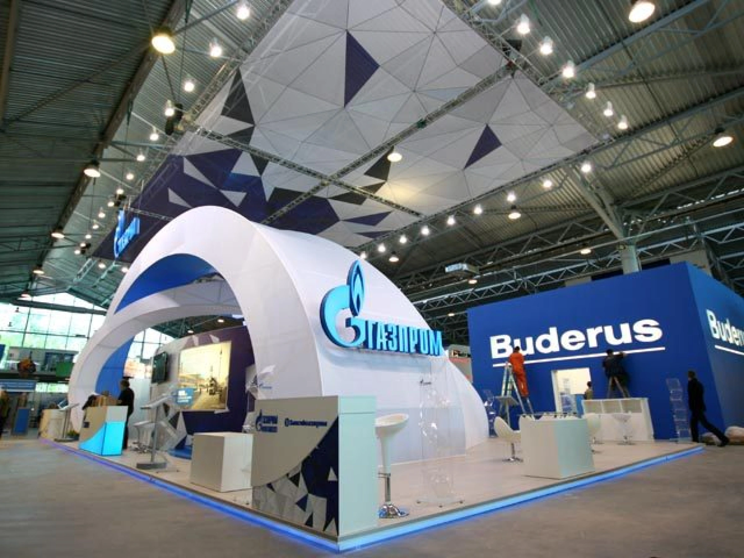 Stand for Gazprom