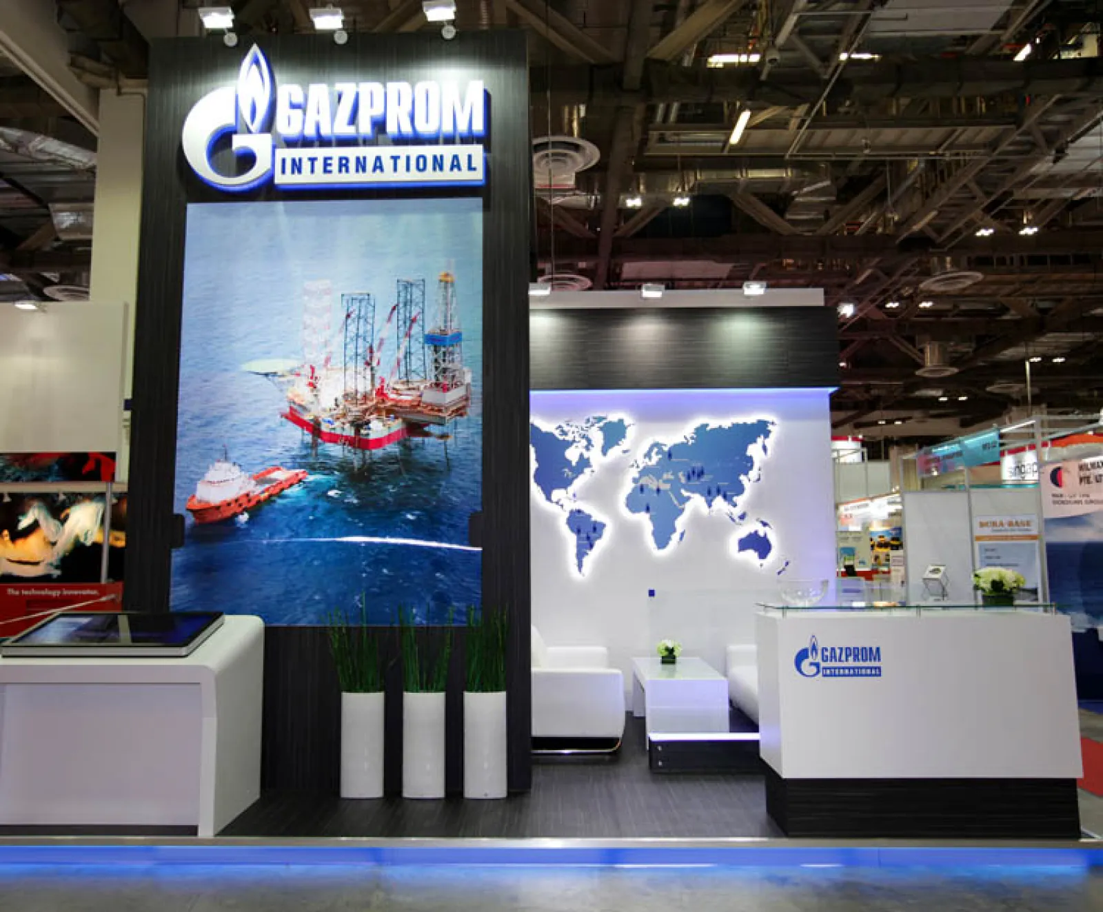 Стенд для ОАО "Газпром Интернешнл"