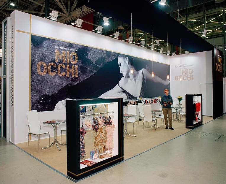Stand for MIO OCCHI Company