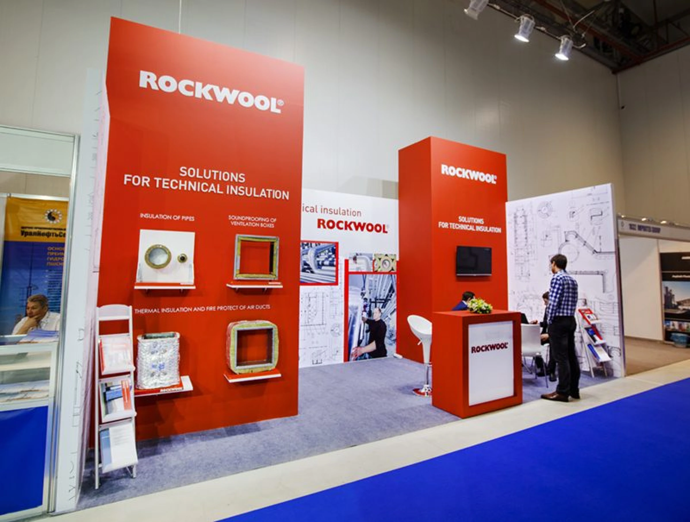 Stand for ROCKWOOL Company