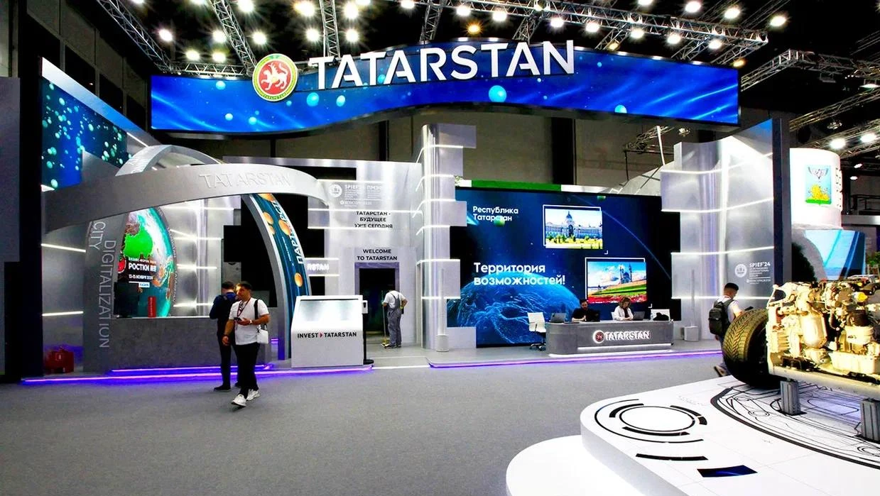 На ПМЭФ 2024 был представлен стенд для Республики Татарстан.