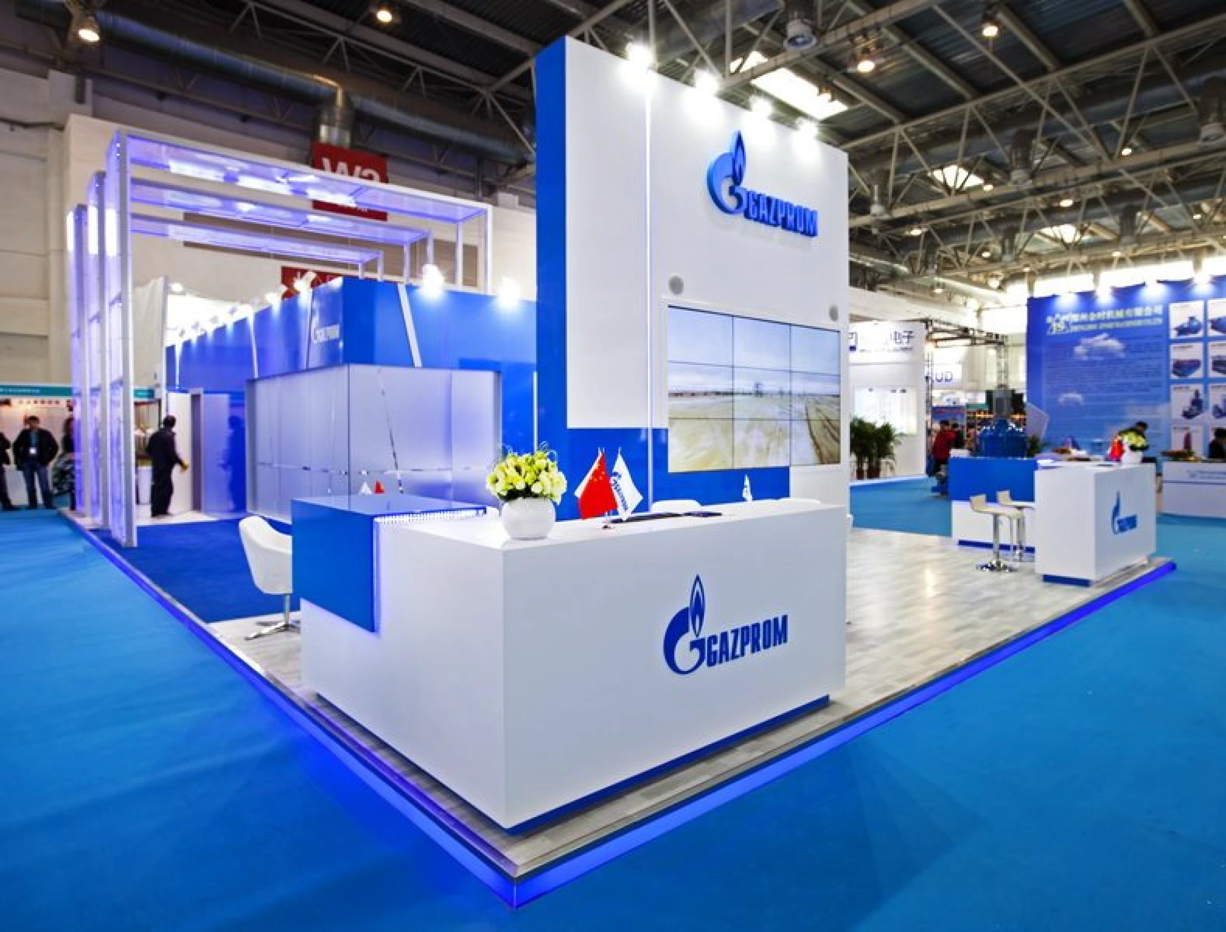 Stand for Gazprom