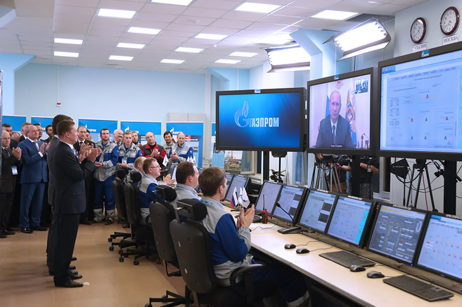 Оформление торжественного открытия Киринского месторождения для ОАО "Газпром" — фото 11