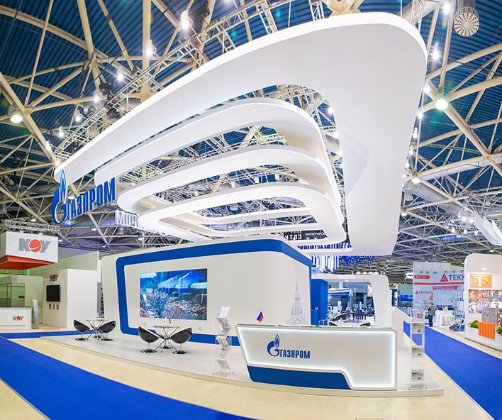Stand for Gazprom