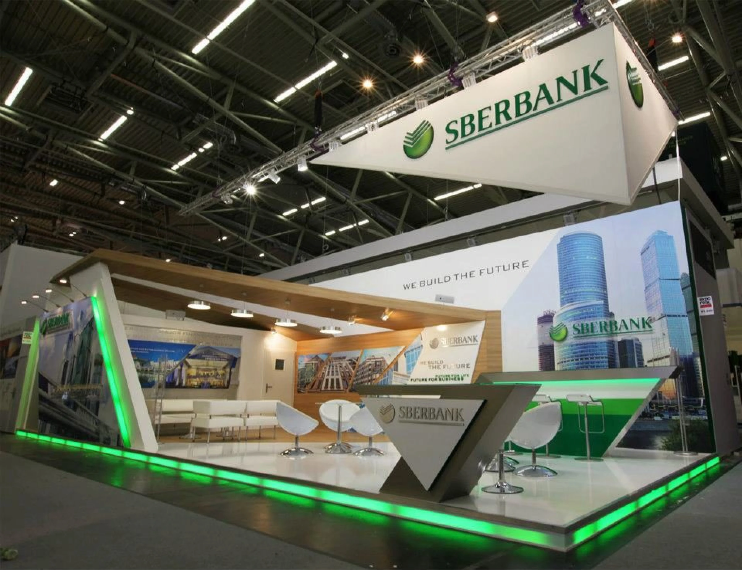 Stand for Sberbank