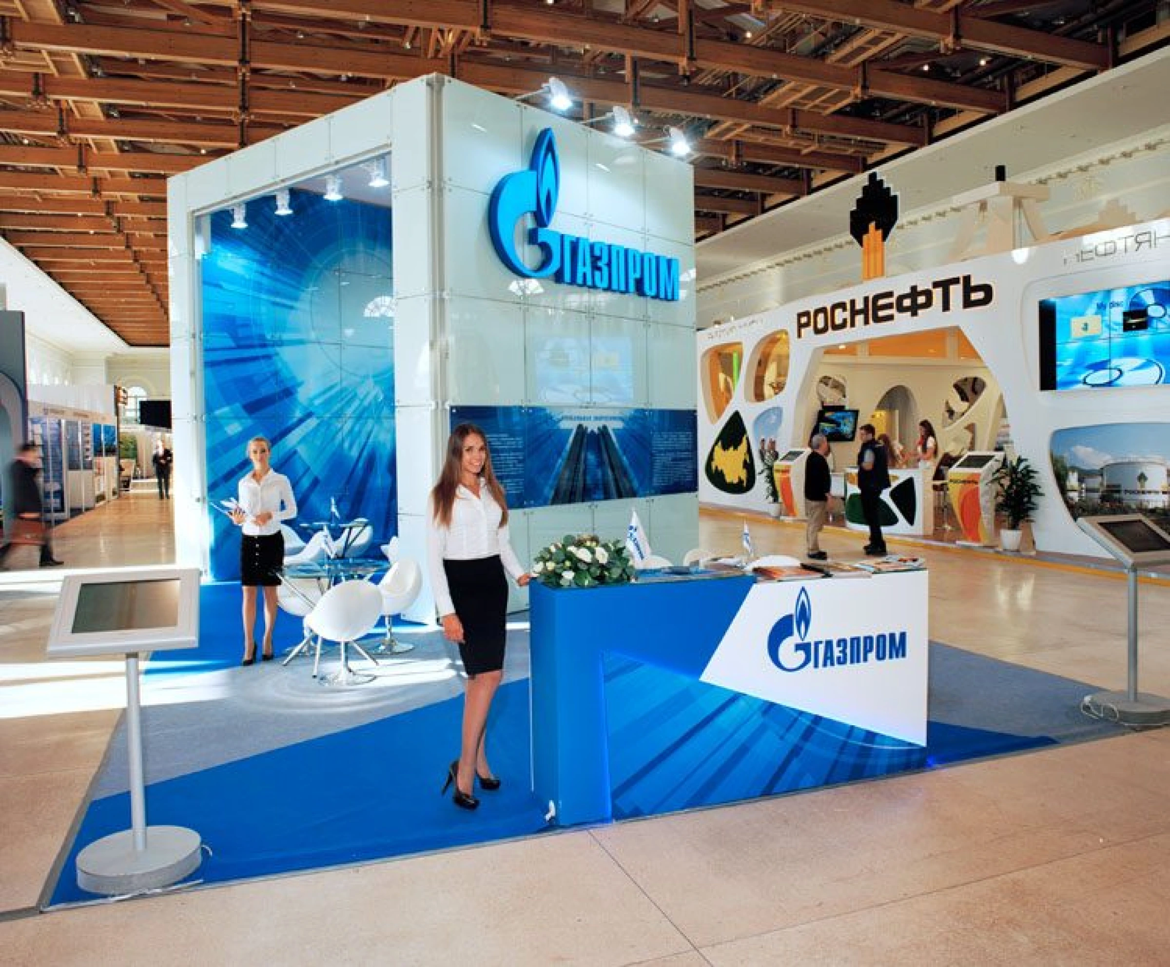 Stand for Gazprom