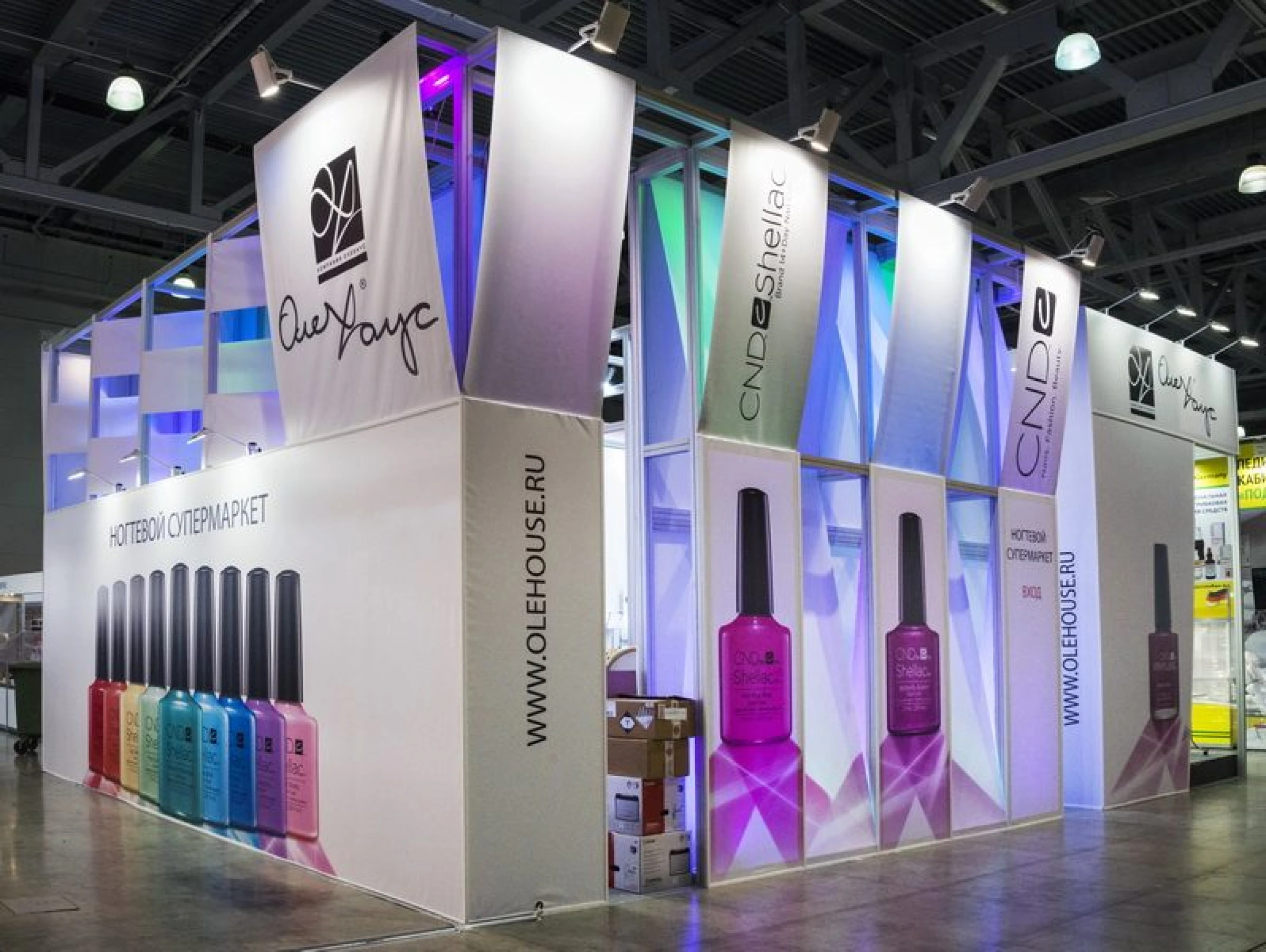 Stand for OleHouse Company