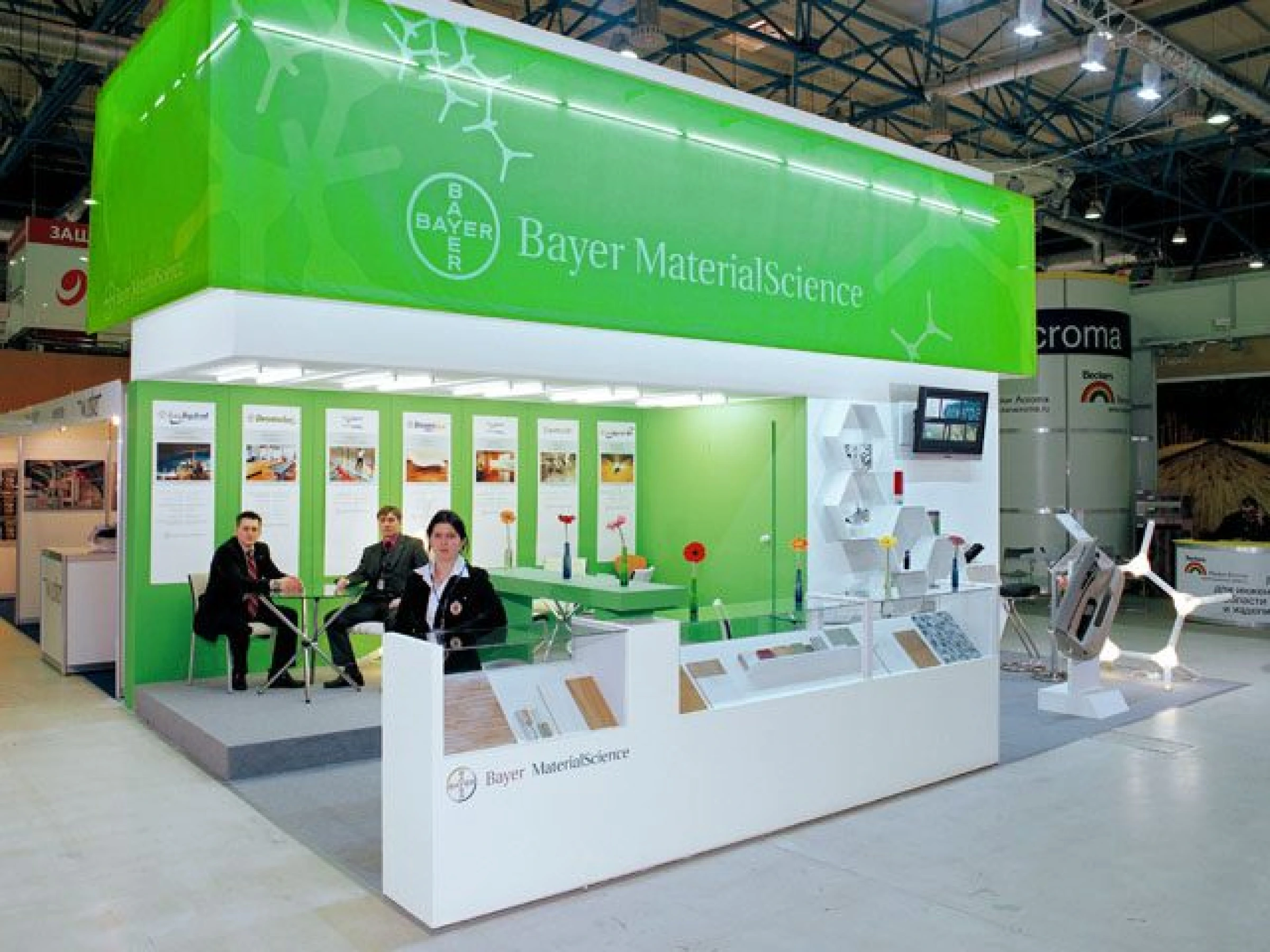 Stand for BAYER Company