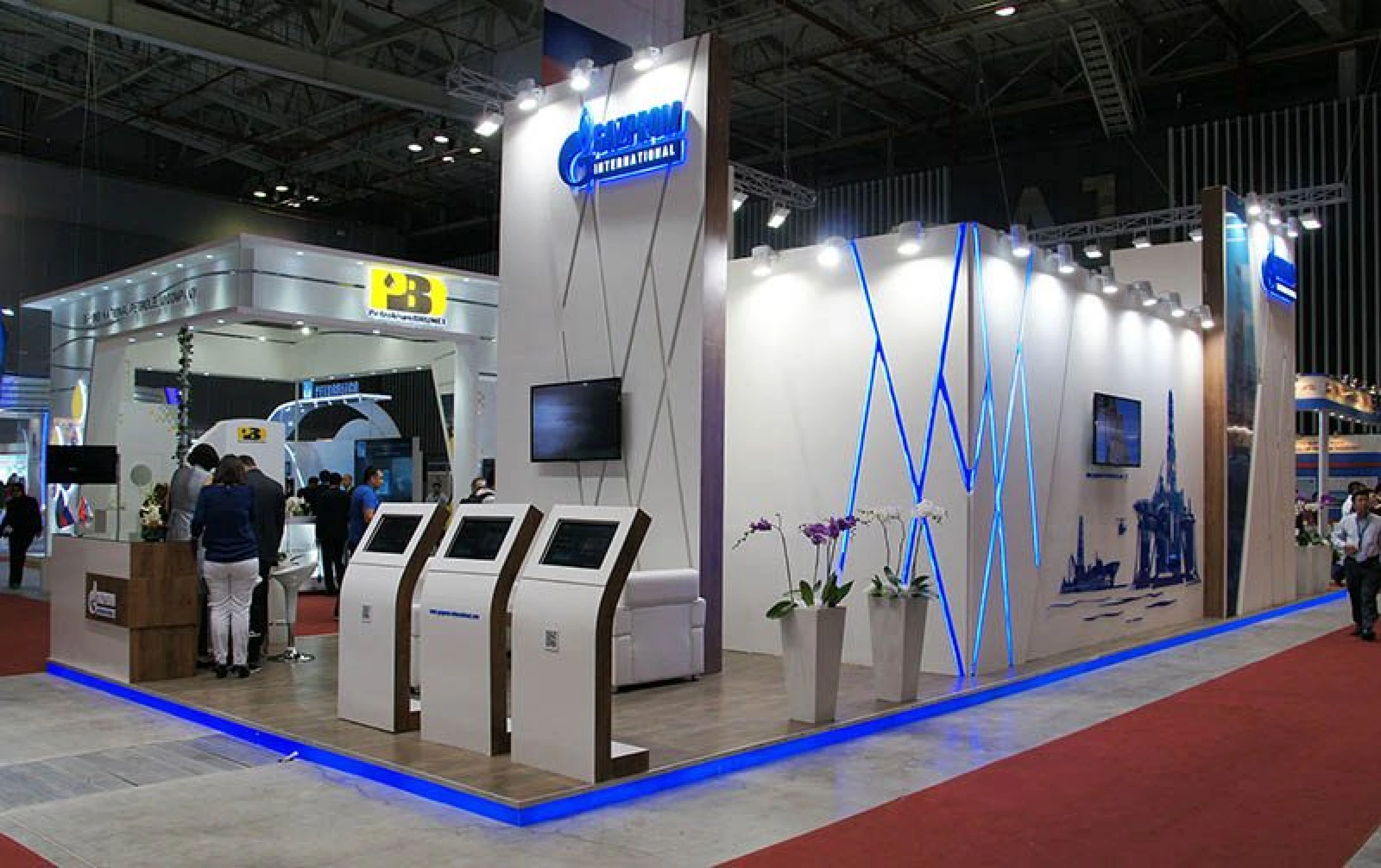 Stand for Gazprom
